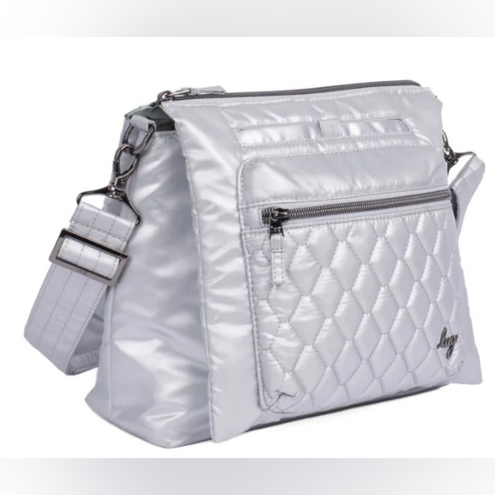 LUG Wander Crossbody Bag - Metallic Silver - Picture 2 of 5